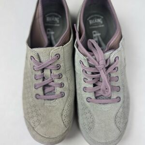 dansko sneakers elise suede lace up fitness gym running womens sz 37 us 6.5-7